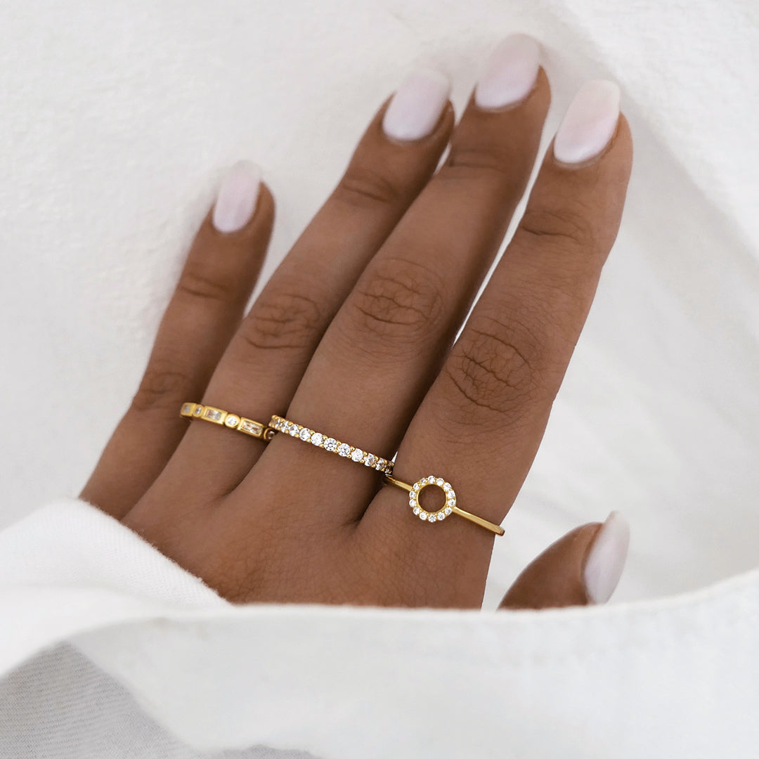 Elegant 0.20 TCW Round Lab-Grown Diamond Circle Wedding Band 8