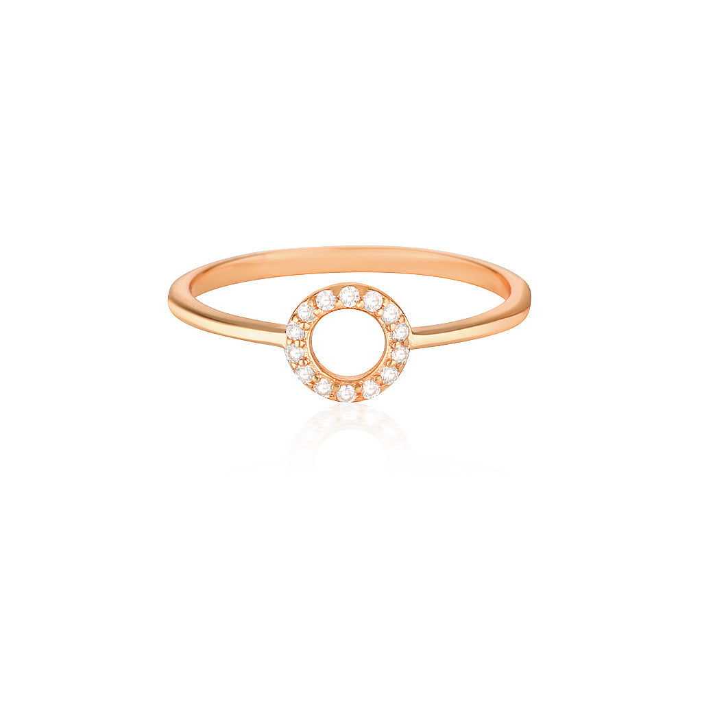 Elegant 0.20 TCW Round Lab-Grown Diamond Circle Wedding Band 5