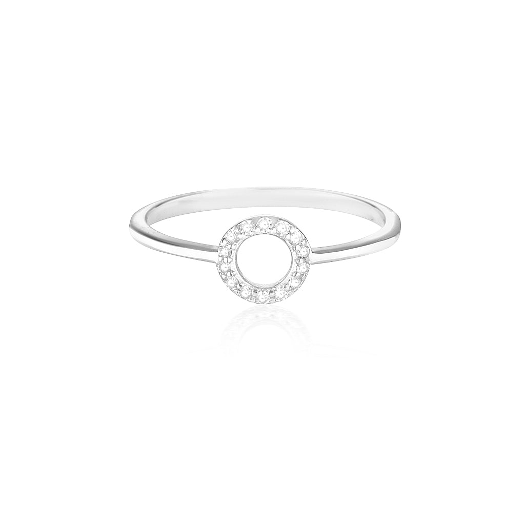 Elegant 0.20 TCW Round Lab-Grown Diamond Circle Wedding Band