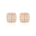 Load image into Gallery viewer, Exquisite 0.03 TCW Round Lab-Grown Diamond Pave Stud Earrings
