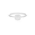 Load image into Gallery viewer, Elegant 0.25 TCW Round Lab-Grown Diamond Cluster Wedding Band
