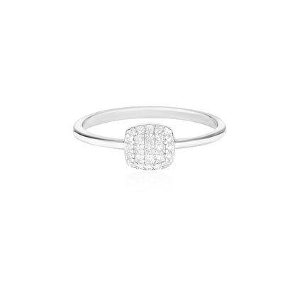 Elegant 0.25 TCW Round Lab-Grown Diamond Cluster Wedding Band 1