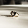 Load image into Gallery viewer, 1.0CT Heart-Shaped Lab Grown Diamond Gold Ring
