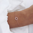 Load image into Gallery viewer, Elegance in Gold: 0.07 TCW Round Lab-Grown Diamond Circle Bracelet
