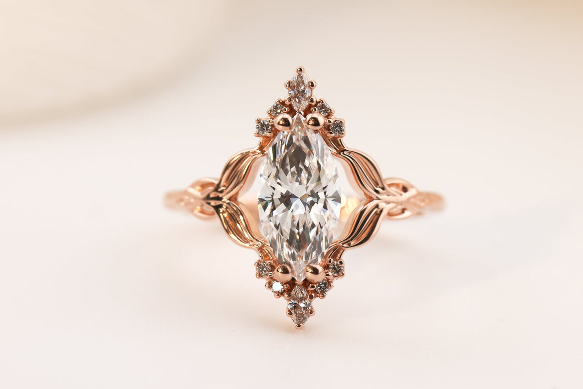 Solitaire Cathedral- 1.8 CT Cushion Lab Grown Diamond Wedding Band