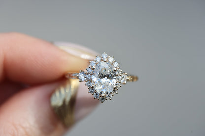 Solitaire Cathedral- 1.8 CT Cushion Lab Grown Diamond Wedding Band