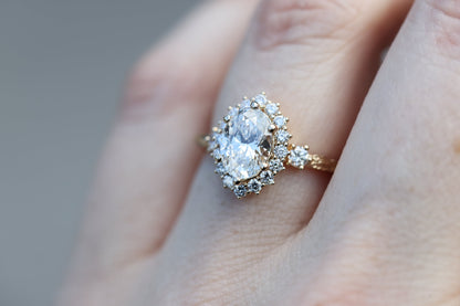 Solitaire Cathedral- 1.8 CT Cushion Lab Grown Diamond Wedding Band