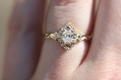 Solitaire Cathedral- 1.8 CT Cushion Lab Grown Diamond Wedding Band
