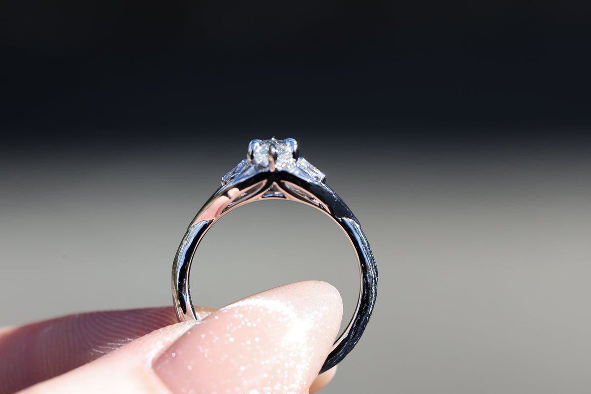 Solitaire Cathedral- 1.8 CT Cushion Lab Grown Diamond Wedding Band
