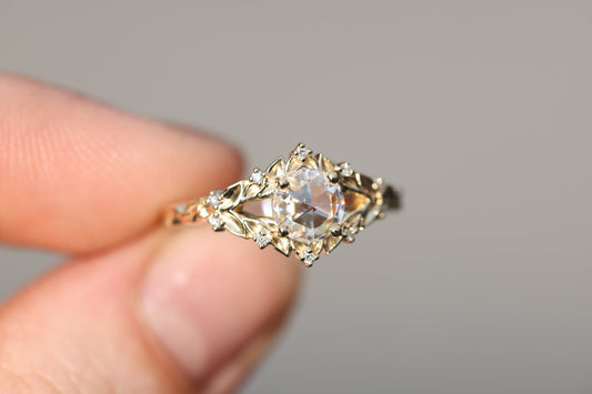 Solitaire Cathedral- 1.8 CT Cushion Lab Grown Diamond Wedding Band
