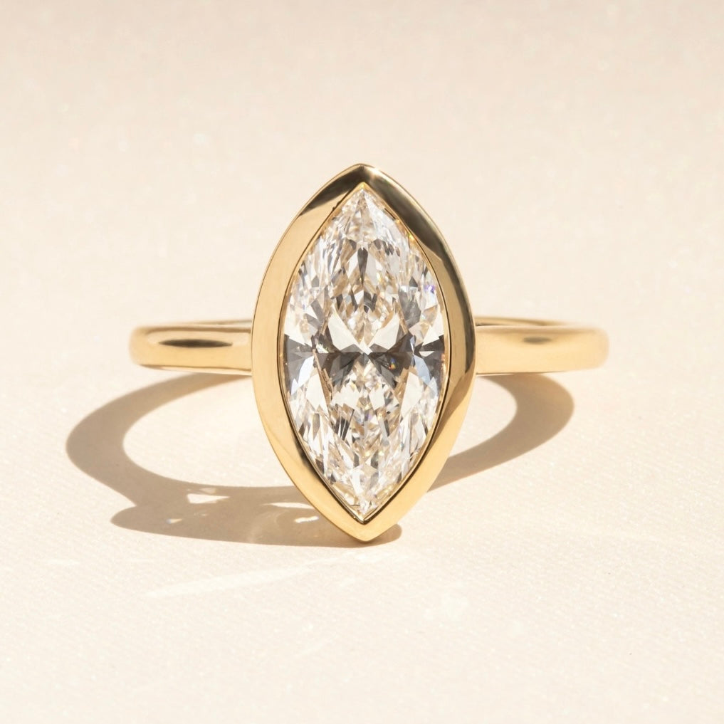 Solitaire-Oval Lab Grown Diamond Engagement Ring