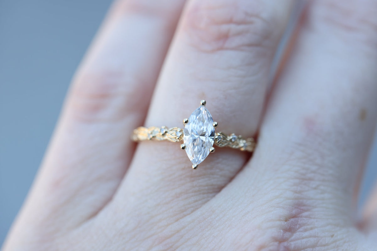 Solitaire Cathedral- 1.8 CT Cushion Lab Grown Diamond Wedding Band