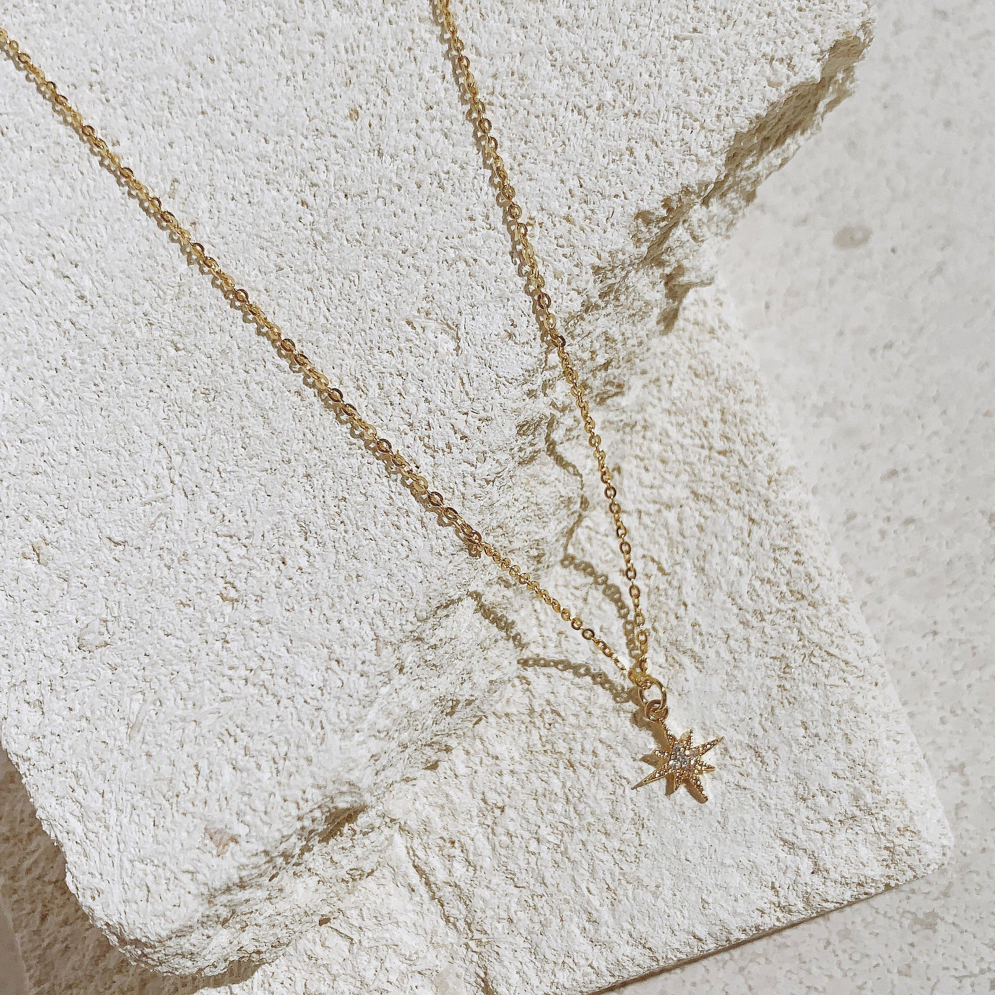 Radiant Star 0.01 CT Round Lab Grown Diamond Necklace 4