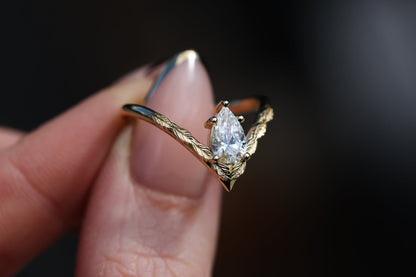 Solitaire Cathedral- 1.8 CT Cushion Lab Grown Diamond Wedding Band