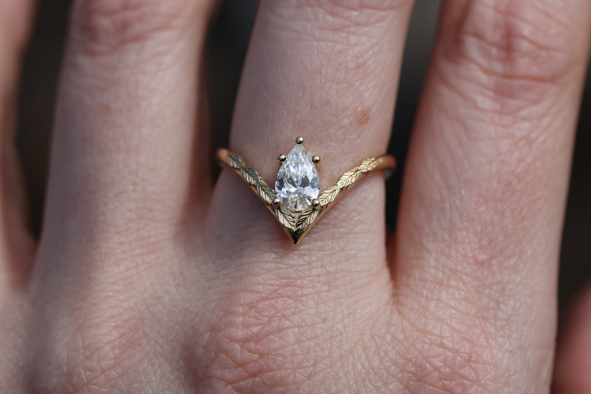 Solitaire Cathedral- 1.8 CT Cushion Lab Grown Diamond Wedding Band