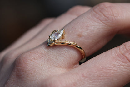 Solitaire Cathedral- 1.8 CT Cushion Lab Grown Diamond Wedding Band