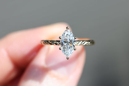 Solitaire Cathedral- 1.8 CT Cushion Lab Grown Diamond Wedding Band