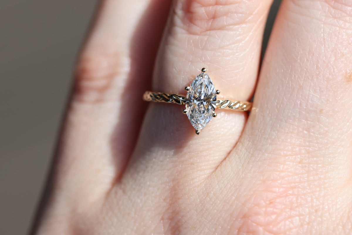 Solitaire Cathedral- 1.8 CT Cushion Lab Grown Diamond Wedding Band