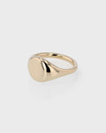 Load image into Gallery viewer, Elegant Gold Men's Signet Wedding Band
