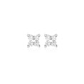 Load image into Gallery viewer, Radiant 0.02 TCW Round Lab-Grown Diamond Floral Stud Earrings
