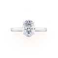 Load image into Gallery viewer, 1.50 CT Oval Lab Grown Diamond Solitaire Engagement Ring - Timeless Elegance
