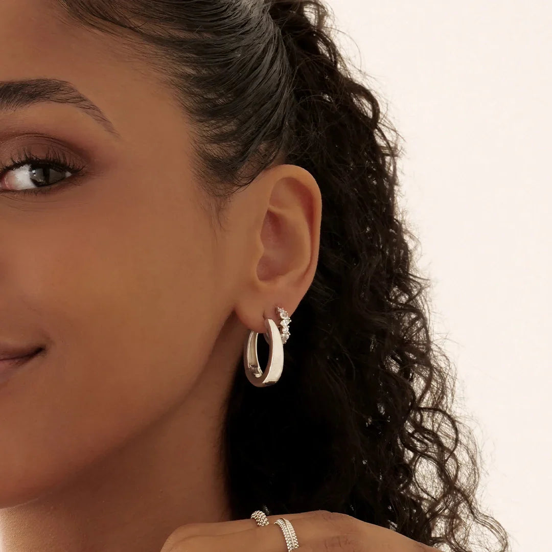 Golden Luxe Bold Hoop Earrings