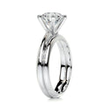 Load image into Gallery viewer, 1.0 CT Round Lab Grown Diamond Solitaire Engagement Ring Set 5
