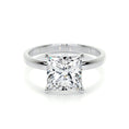 Load image into Gallery viewer, Radiant 3.0 CT Princess-Cut Lab Grown Diamond Solitaire Engagement Ring
