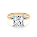 Load image into Gallery viewer, Radiant 3.0 CT Princess-Cut Lab Grown Diamond Solitaire Engagement Ring
