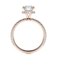 Load image into Gallery viewer, 1.50 CT Round Lab Grown Diamond Hidden Halo Engagement Ring in Sparkling Elegance 16
