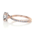 Load image into Gallery viewer, 1.50 CT Round Lab Grown Diamond Hidden Halo Engagement Ring in Sparkling Elegance
