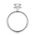 Load image into Gallery viewer, 1.50 CT Round Lab Grown Diamond Hidden Halo Engagement Ring in Sparkling Elegance 10
