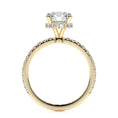 Load image into Gallery viewer, 1.50 CT Round Lab Grown Diamond Hidden Halo Engagement Ring in Sparkling Elegance
