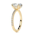 Load image into Gallery viewer, 1.50 CT Oval Lab-Grown Diamond Hidden Halo Engagement Ring - Timeless Elegance
