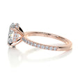 Load image into Gallery viewer, 1.50 CT Oval Lab-Grown Diamond Hidden Halo Engagement Ring - Timeless Elegance
