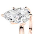 Load image into Gallery viewer, Radiant 5.0 CT Pear Cut Lab Grown Diamond Solitaire Engagement Ring
