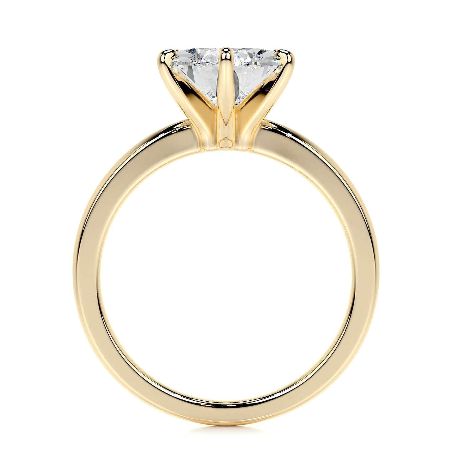 Radiant 5.0 CT Pear Cut Lab Grown Diamond Solitaire Engagement Ring 9