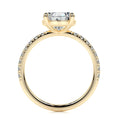 Load image into Gallery viewer, Exquisite 5.0 CT Pear Lab Grown Diamond Pave Engagement Ring
