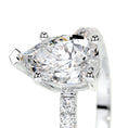 Load image into Gallery viewer, 1.50 CT Pear Lab Grown Diamond Hidden Halo Engagement Ring - Radiant Elegance
