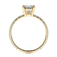 Load image into Gallery viewer, 1.50 CT Pear Lab Grown Diamond Hidden Halo Engagement Ring - Radiant Elegance
