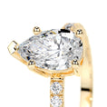 Load image into Gallery viewer, 1.50 CT Pear Cut Lab Grown Diamond Pave Engagement Ring
