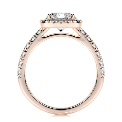 1.50 CT Round Halo CVD D/VS1 Diamond Engagement Ring 17