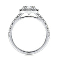 Load image into Gallery viewer, 1.50 CT Round Lab Grown Diamond Halo Elegance Engagement Ring
