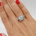 Load image into Gallery viewer, 1.50 CT Round Lab Grown Diamond Halo Elegance Engagement Ring
