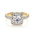 Load image into Gallery viewer, 1.50 CT Round Lab Grown Diamond Halo Elegance Engagement Ring
