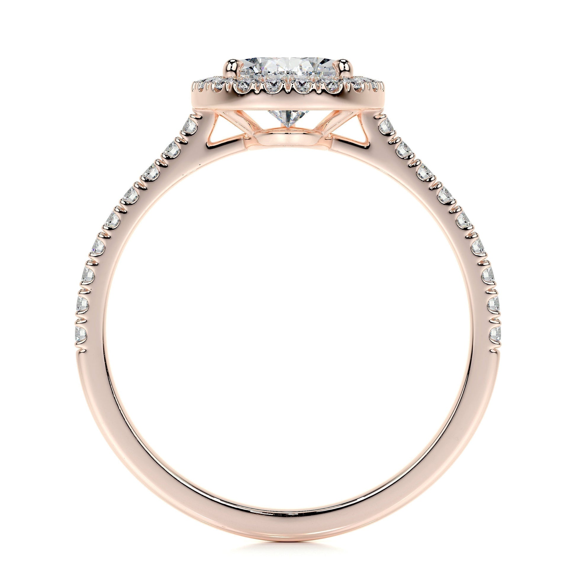 1.50 CT Pear Halo CVD F/VS2 Diamond Engagement Ring 17