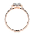 Load image into Gallery viewer, 1.50 CT Pear-Shaped Lab Grown Diamond Halo Engagement Ring
