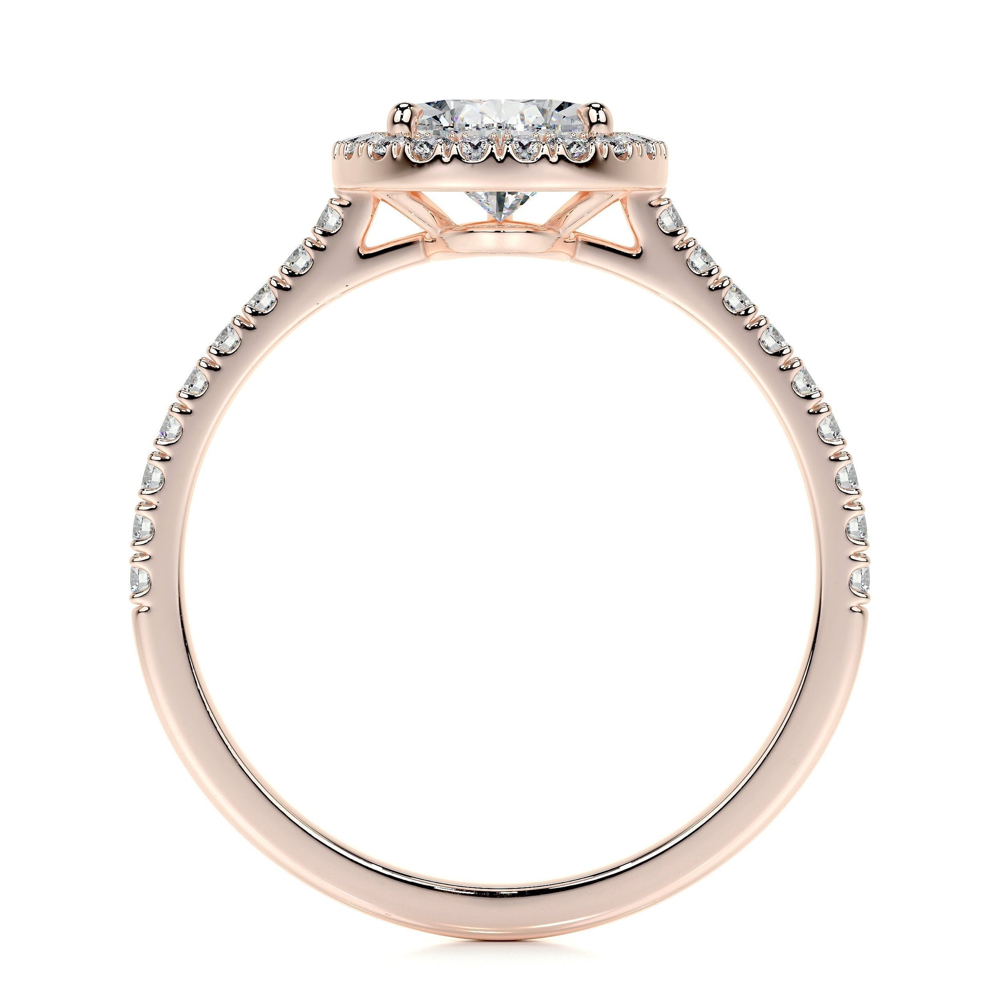 1.50 CT Pear Halo CVD F/VS2 Diamond Engagement Ring 17