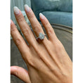 Load image into Gallery viewer, 1.50 CT Pear-Shaped Lab Grown Diamond Halo Engagement Ring
