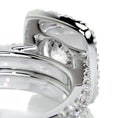 Load image into Gallery viewer, 1.50 CT Round Lab Grown Diamond Halo Bridal Ring Set - Elegance Perfected
